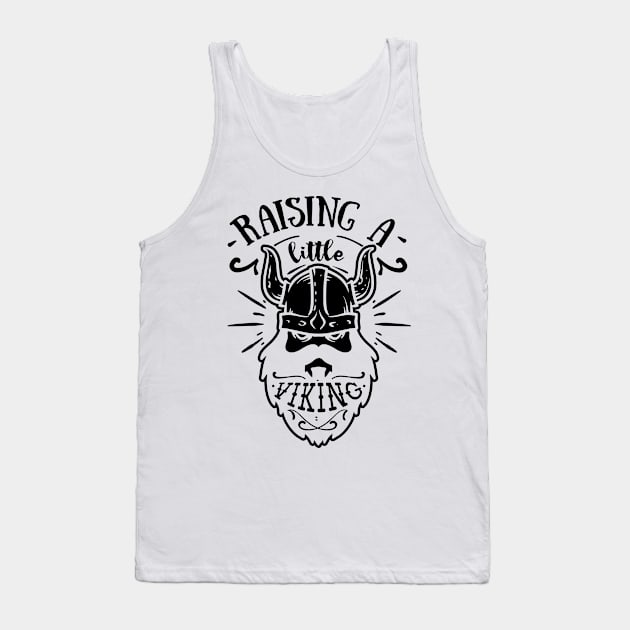 Raising a little viking Tank Top by peace and love